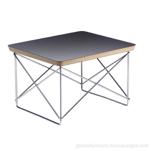 Eames Wire Base Table by Stainless Steel